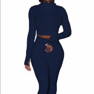Trendy Navy 2pc Lucky Label Set